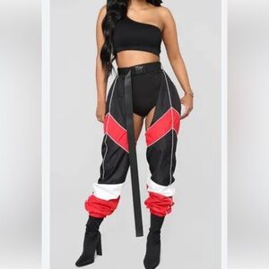 iHeartRaves Black and Red Chaps